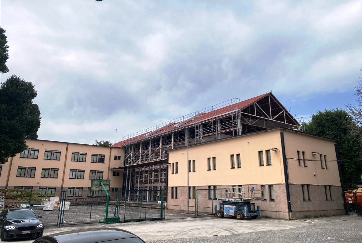 Sustitución de cubiertas en el IES A Pontepedriña de Santiago de Compostela